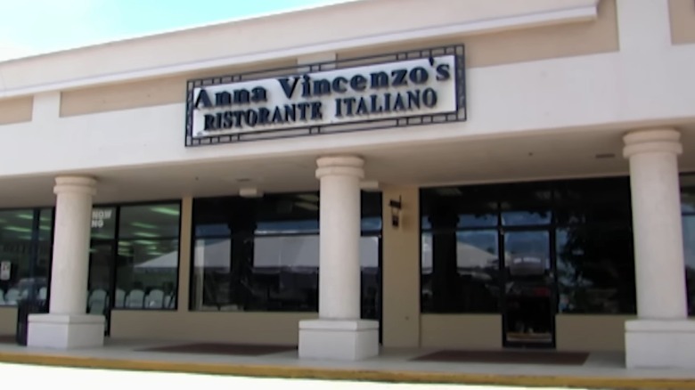 Storefront of Anna Vincenzo's, as shown on Kitchen Nightmares