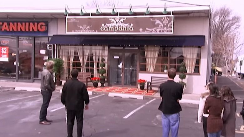 Storefront of Campania restaurant, as shown on Kitchen Nightmares
