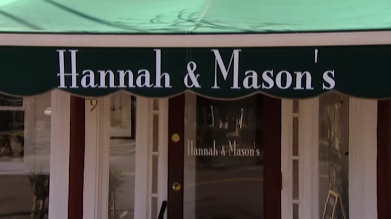 Storefront and signage of Hannah and Mason's, as shown on Kitchen Nightmares