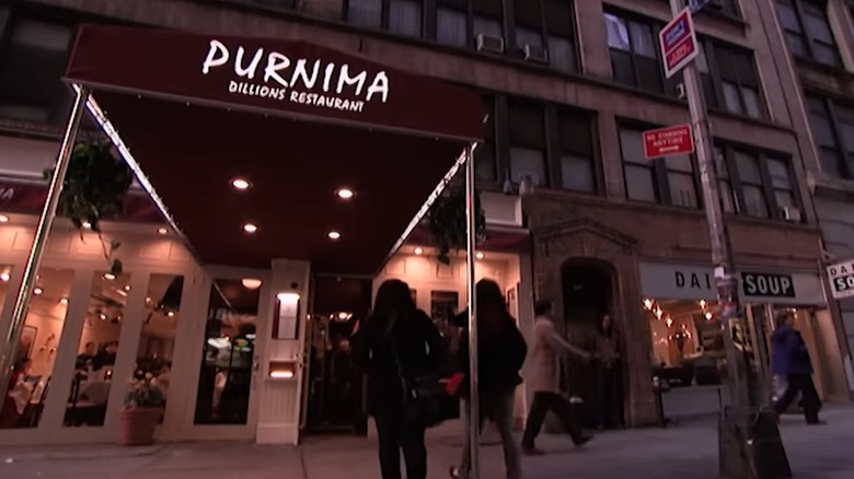 Storefront of Purnima, formerly Dillon's, as shown on Kitchen Nightmares