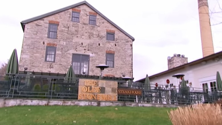 The facade of Olde Stone Mill Steakhouse, as shown on Kitchen Nightmares