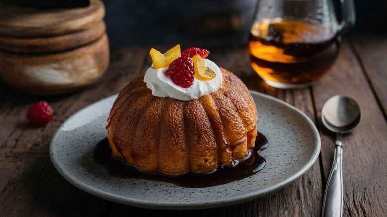 rum soaked Christmas cake