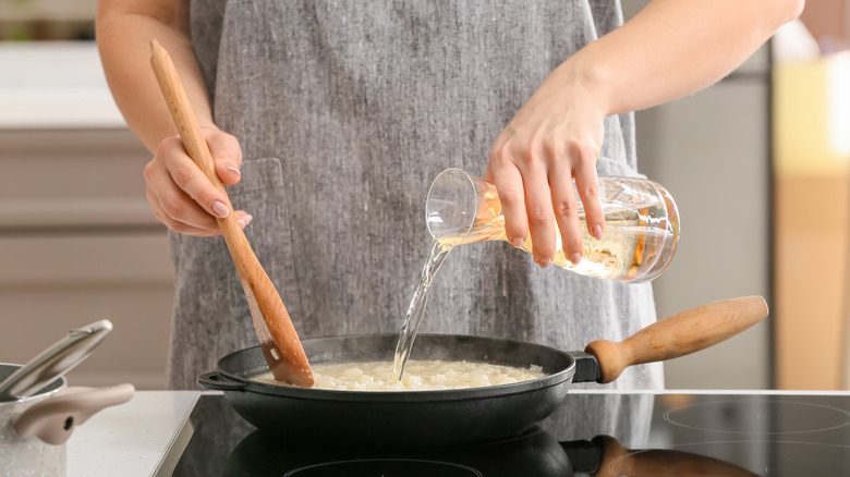 cooking with white wine