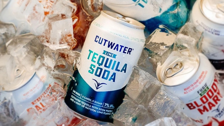 Cutwater lime tequila seltzer can