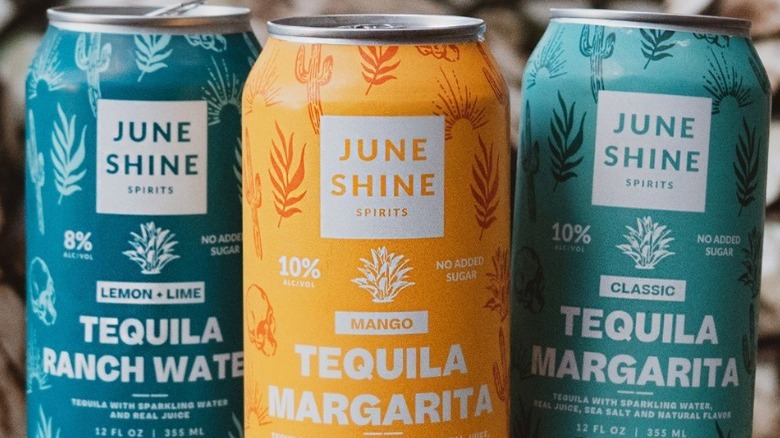 Juneshine Tequila Margarita cans