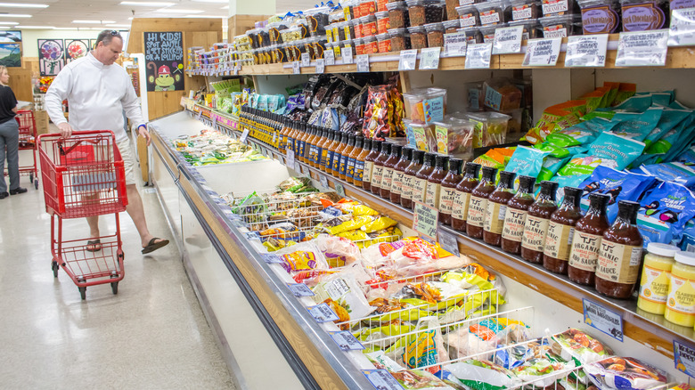 Trader Joe's frozen food aisle