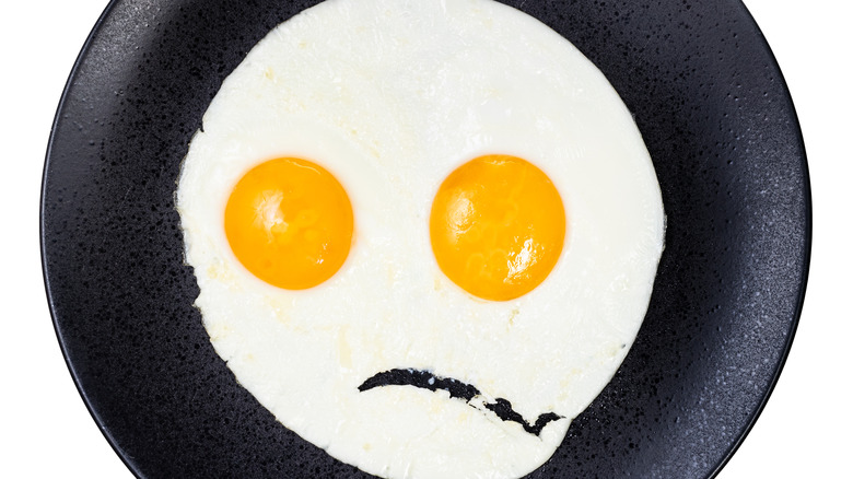 Unhappy fried eggs