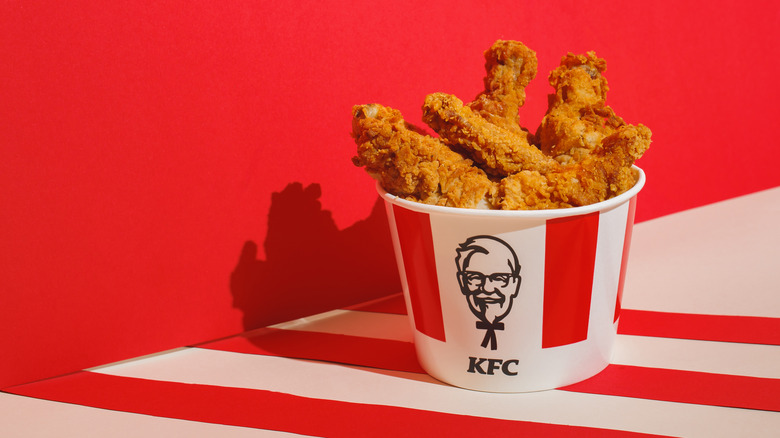Bucket of KFC chicken
