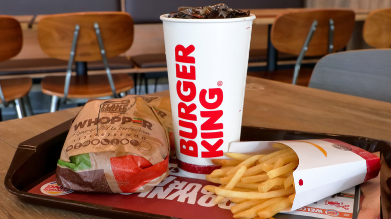 Burger King food and drink