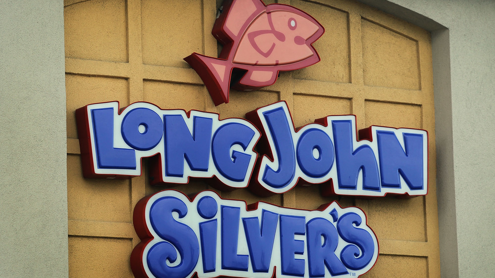 Long John Silver's sign
