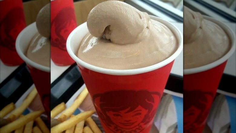 chocolate frosty from Wendys