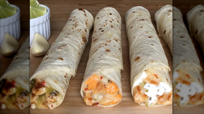 selection of Del Taco rollers