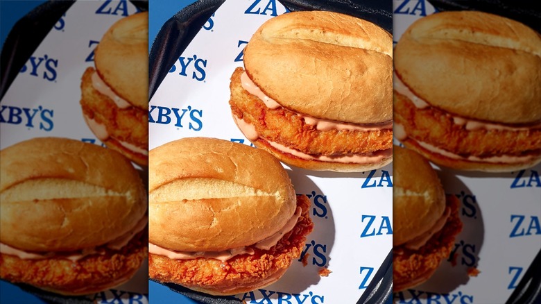Nibbler chicken sliders from Zaxbys