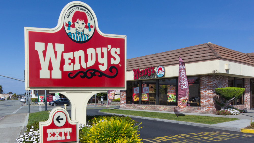 Wendy's fast food restaurant 