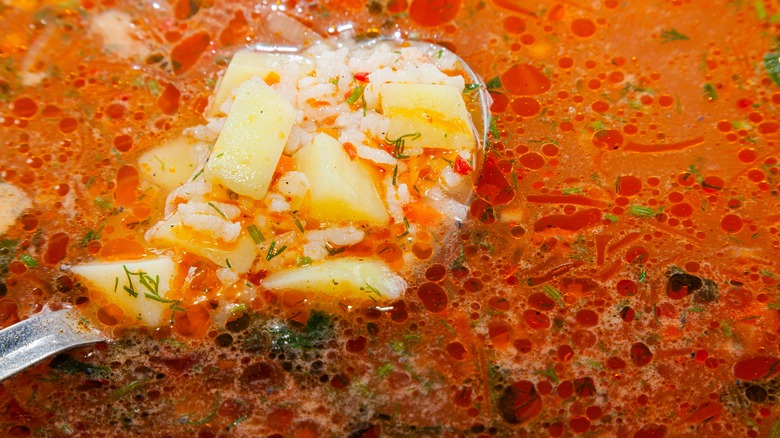 oily soup