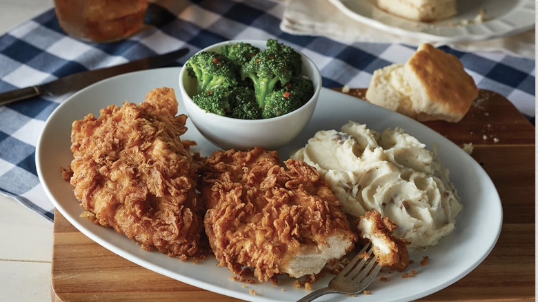 Cracker Barrel fried chicken