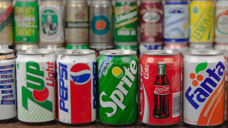 Soda cans 