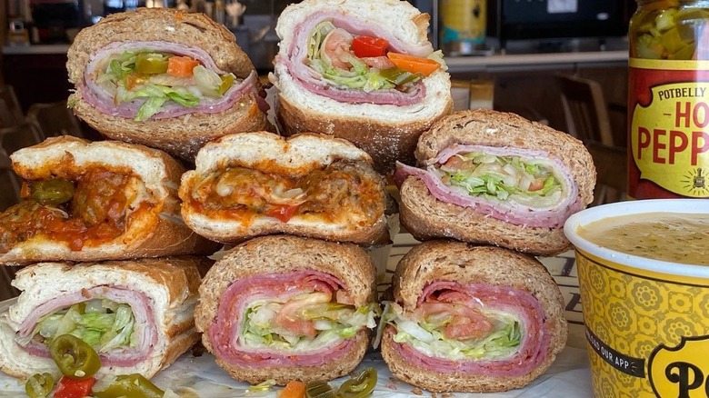 Potbelly sandwiches