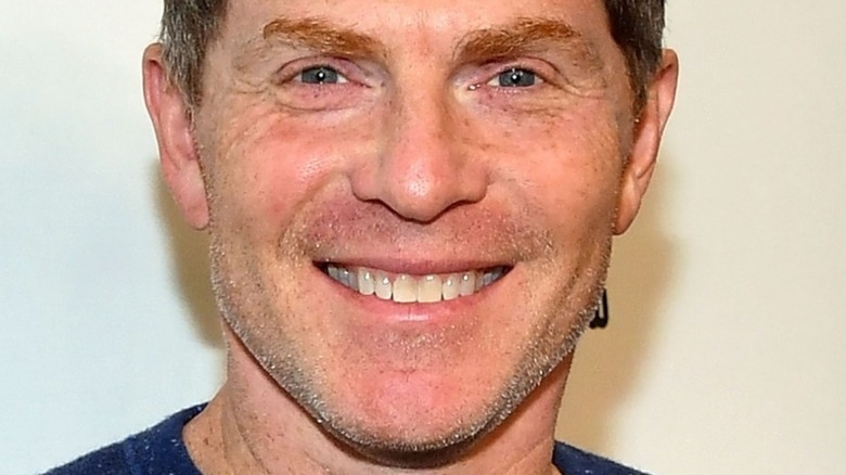 Bobby Flay close-up with wide smile