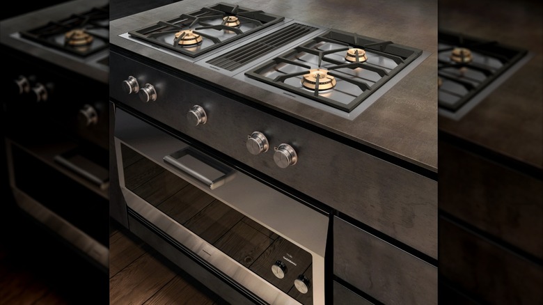 Gaggenau built-in burners and oven