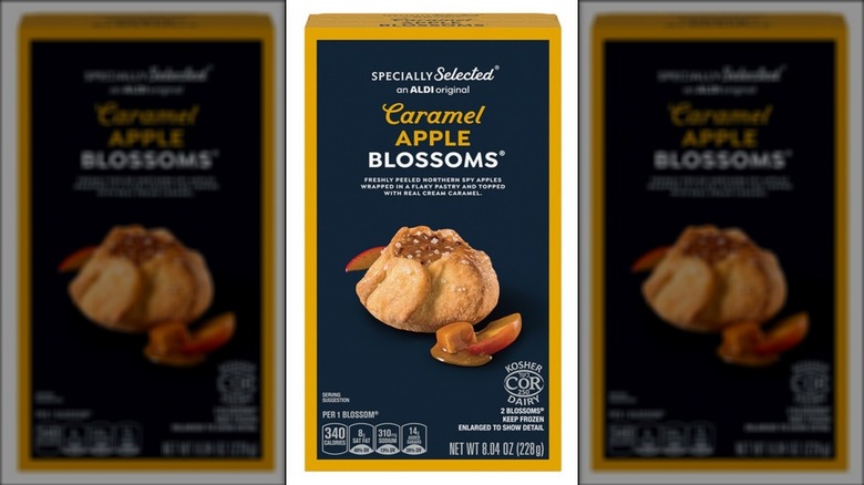 Aldi Specially Selected Caramel Apple Blossoms box