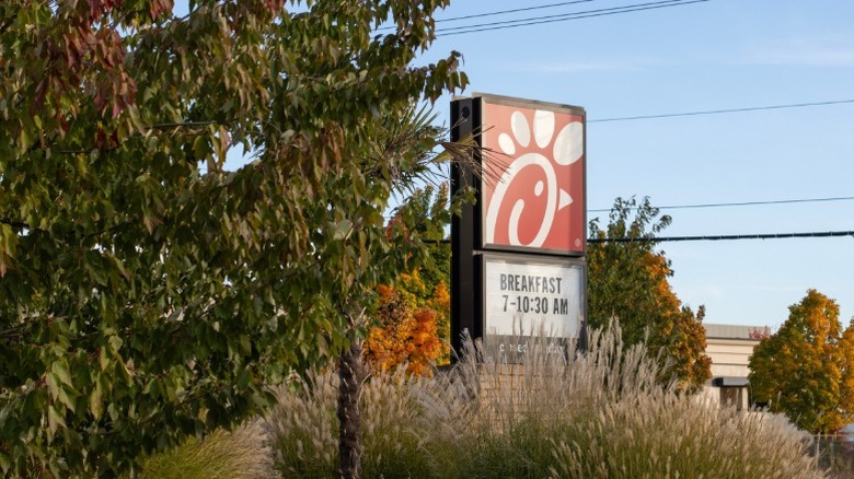 Chick-fil-A sign