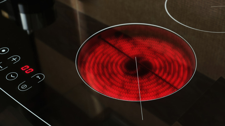 Hot electric stovetop
