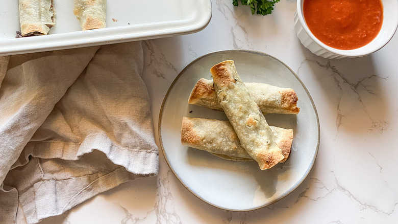 taquitos on plate