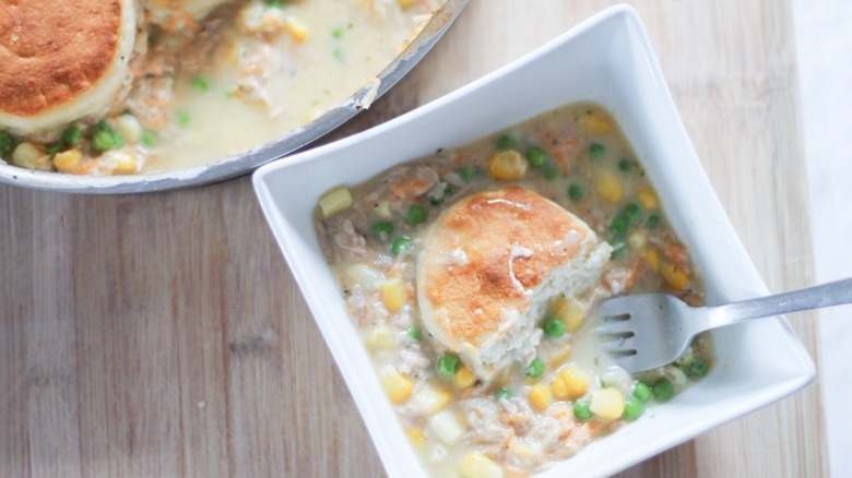 casserole in dish
