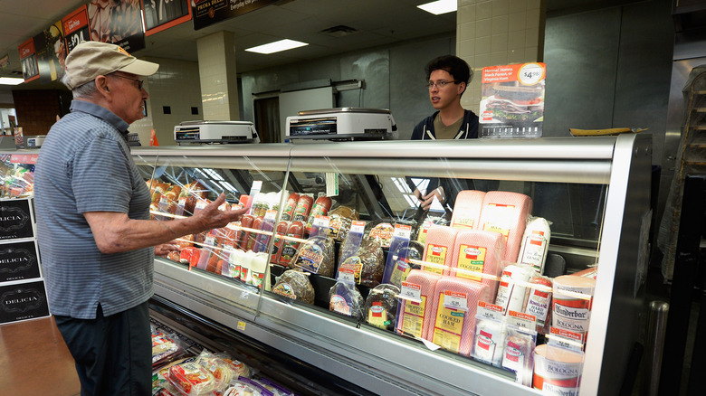 Inside of a Walmart deli