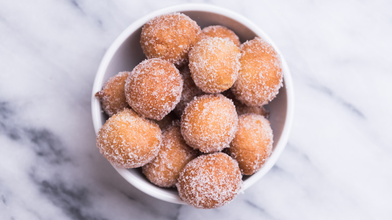 Bowl of donut holes