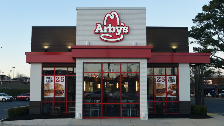 Exterior of an Arby's restaurant