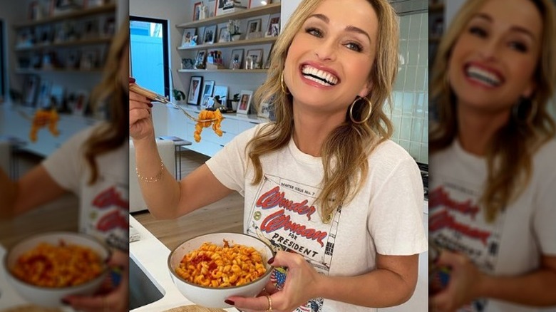 Giada de Laurentiis with pasta