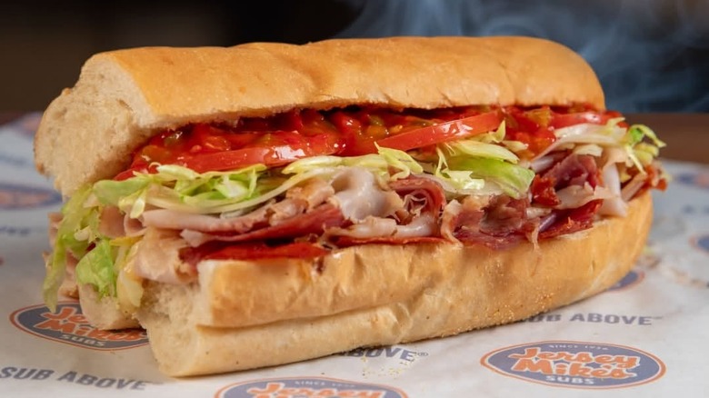 Mike's hot Italian sub from Jersey Mike's
