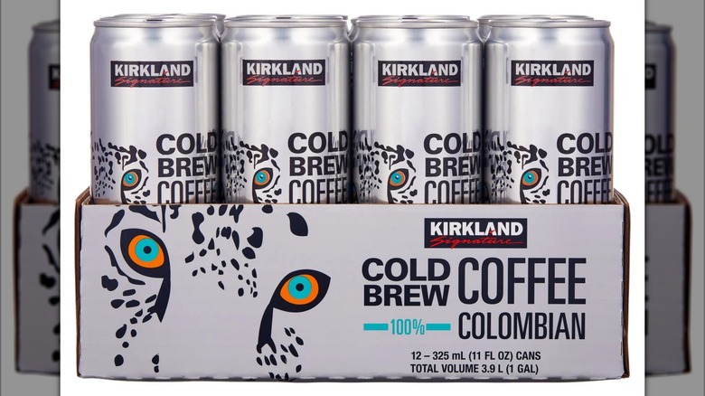 12-pack of Kirkland Signature cold brew cans