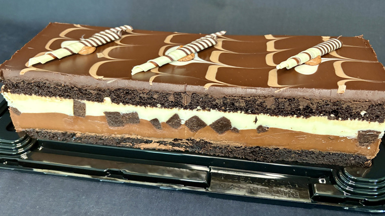 rectangular Tuxedo Chocolate Mousse Cake