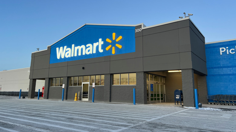 Walmart storefront during daytime