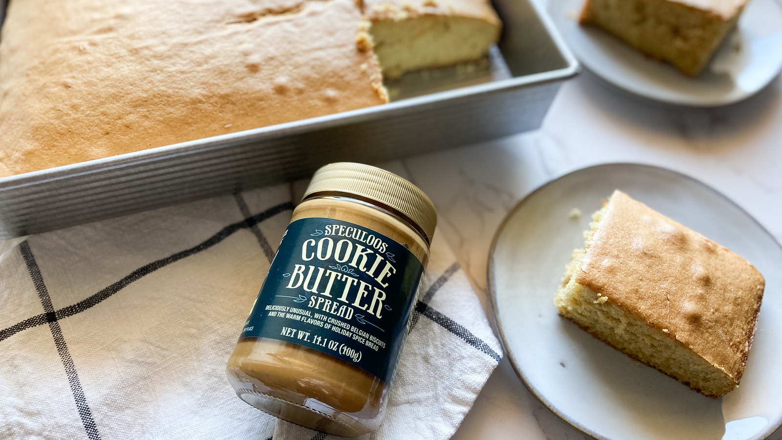 4Ingredient Cookie Butter Cake Recipe