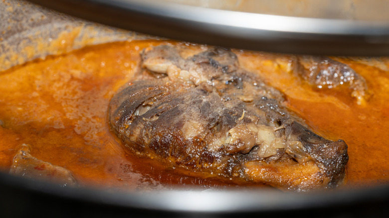 Braised pork cheek