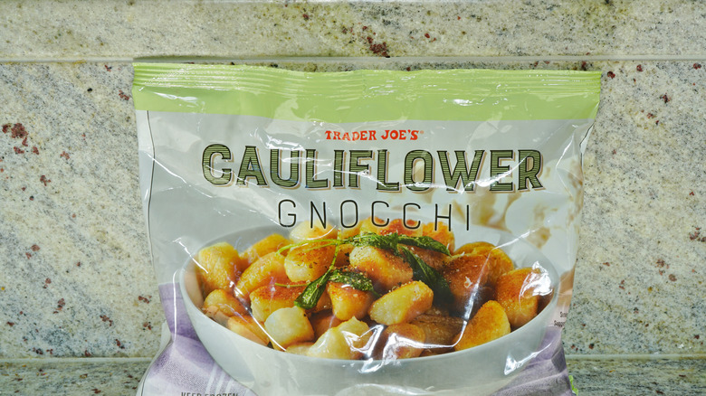 Trader Joe's Cauliflower Gnocchi bag 