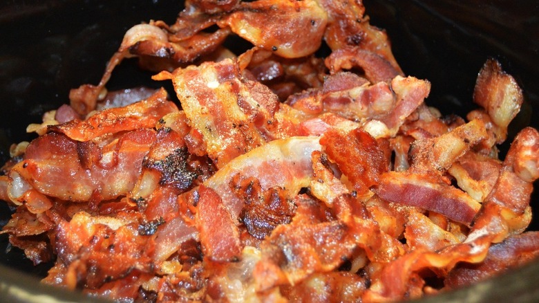 cooked bacon