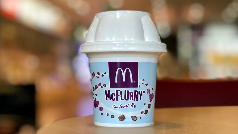 McDonald's McFlurry cup