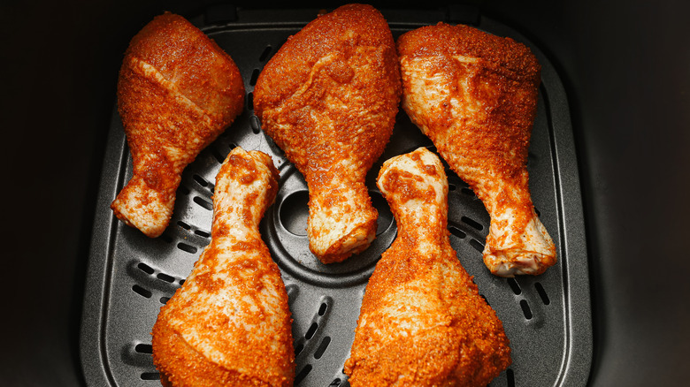 Marinated chicken drumsticks in air fryer