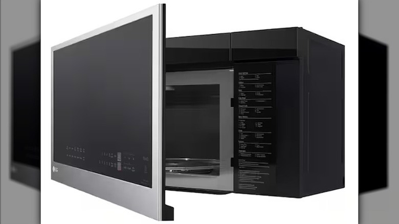 LG Smart 30-inch Over the Range Microwave with EasyClean 1,050-Watt in PrintProof Stainless Steel