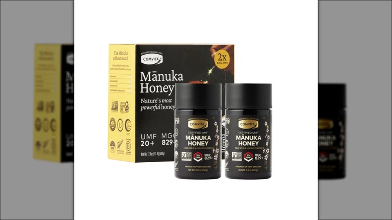two jars of manuka honey