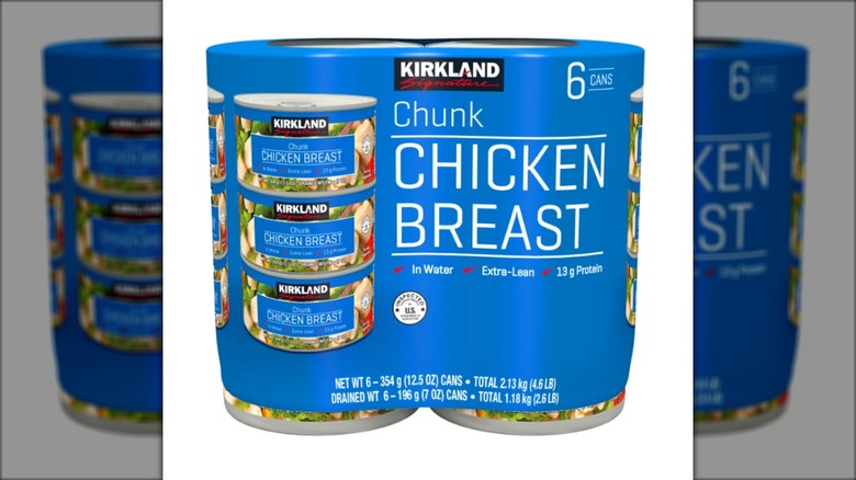 6-pack of canned chicken breast