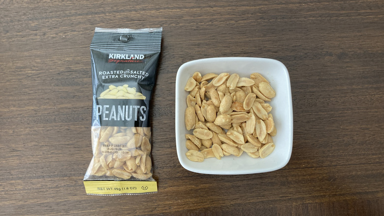 Kirkland snack pack peanuts