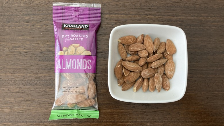 Kirkland snack pack almonds
