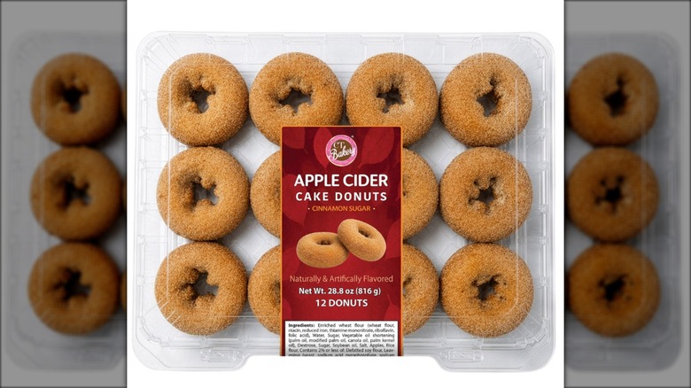 Package of apple cider cake donuts