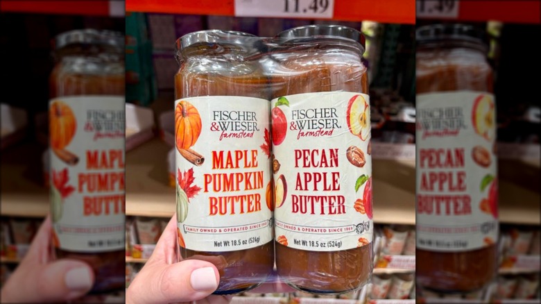 Fischer & Wieser's Farmstead maple pumpkin and pecan apple butter pack